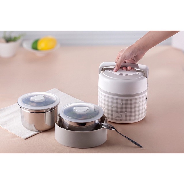 Hộp cơm điện Lock&Lock màu xám 2L EJR216 | BigBuy360 - bigbuy360.vn