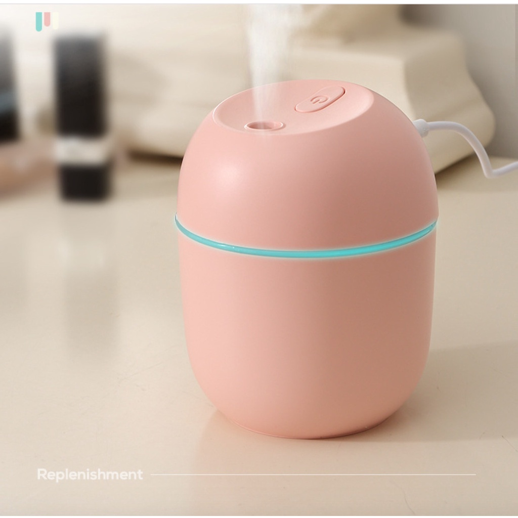 Máy Xông Tinh Dầu Mini Humidifier 220ml Đuổi Muỗi &amp; Côn Trùng Phun SươngTạo Ẩm Tỏa Hương Cho Phòng Ngủ Và Trên Xe Hơi