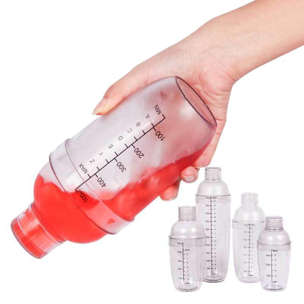 Bình Lắc Pha Chế Cocktail Bằng Nhựa Trong Suốt 300/500/700/1000ml