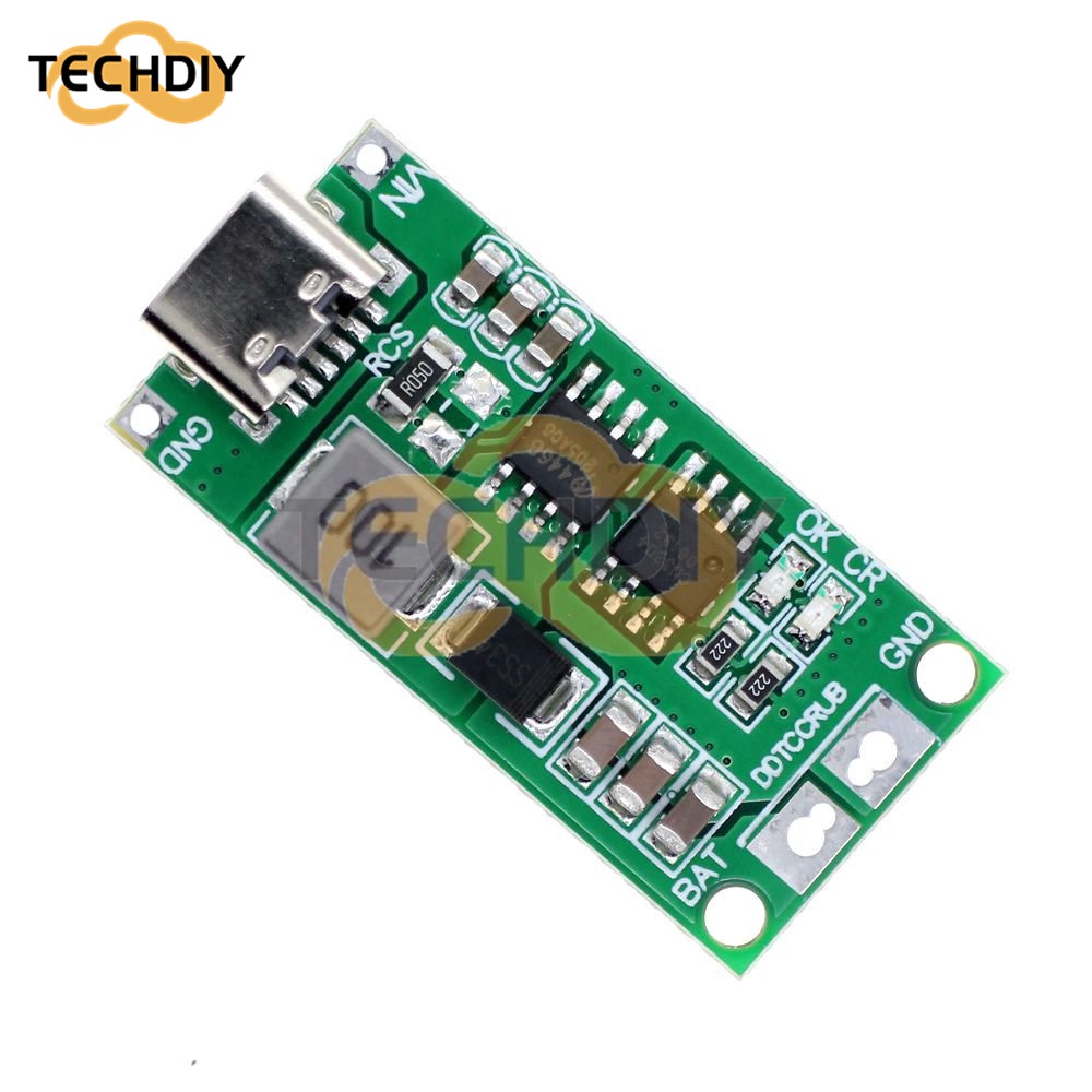 Bộ Sạc Pin Li-Ion Từ 2S 3S 4S Type-C Sang 8.4V 12.6V 16.8V 18650 Lithium