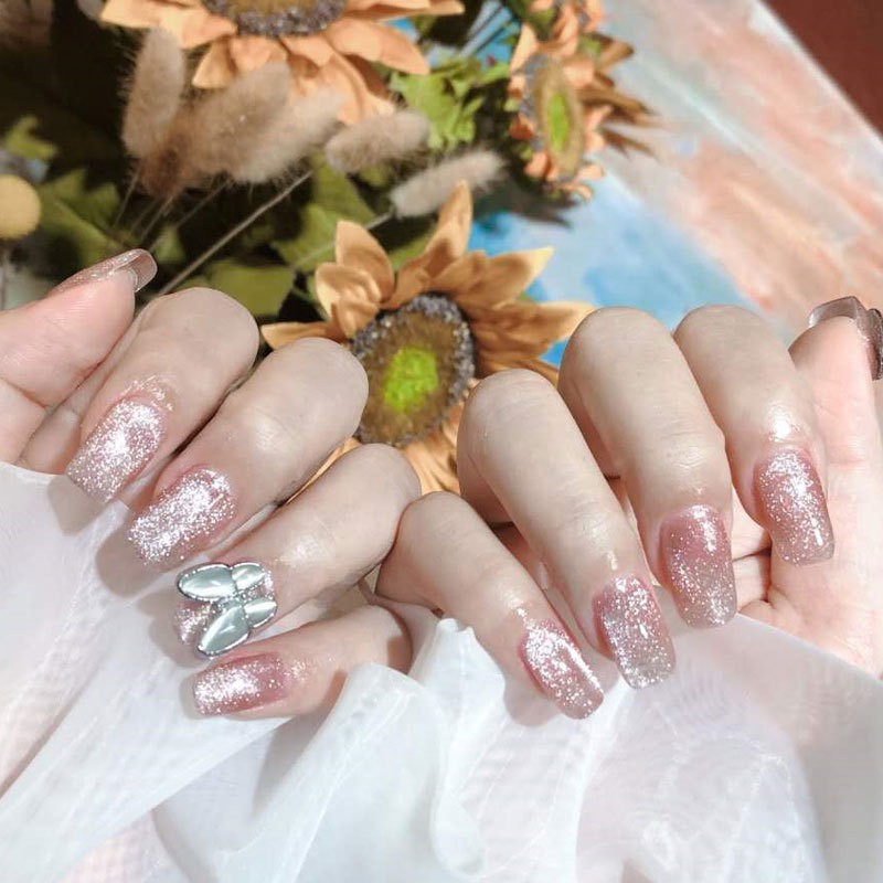 Set 10 Đá Hình Bướm 3d Trang Trí Móng Tay Nghệ Thuật