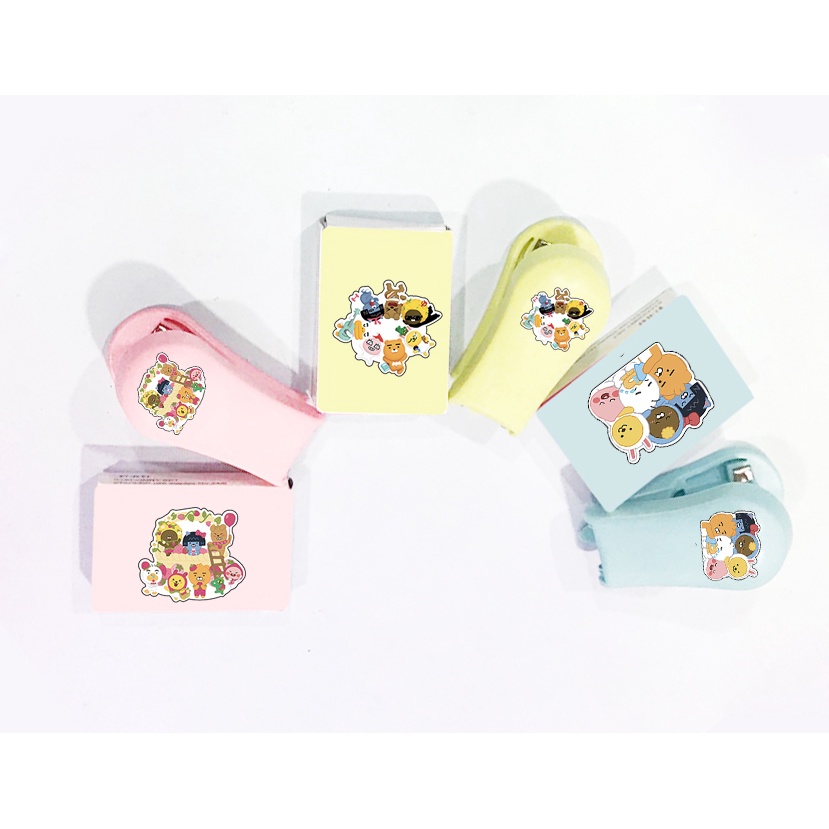 Bộ giập ghim ba anh em gấu BGGI4 bear cute molang pusheen gấu brown tonton bé đào khủng long hoàng đế mèo capoo