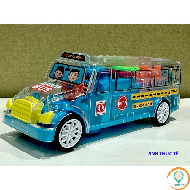 Đồ chơi trẻ em ô tô xe bus cho bé phát triển trí tuệ thông minh JUMICO BUS
