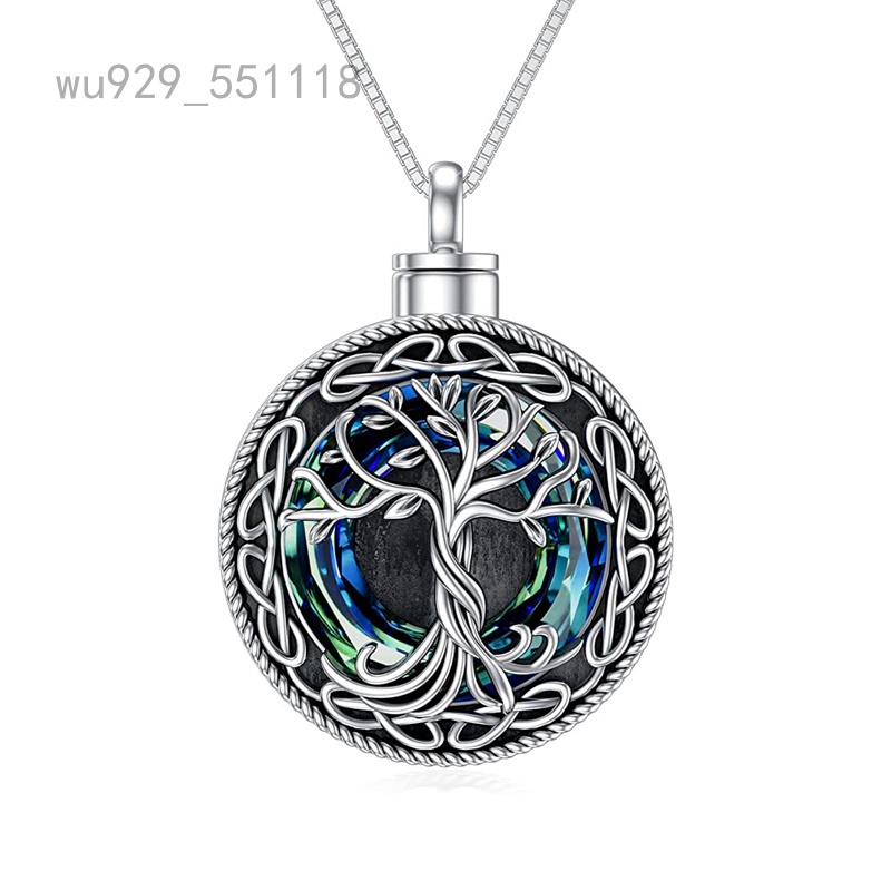 Wu home&living of Life of Life Dây Chuyền Mặt Troes Ashes Celtic Làm Trang Sức Kỷ Niệm