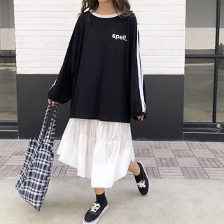 ÁO THUN TAY DÀI OVERSIZE FORM RỘNG CÁ TÍNH