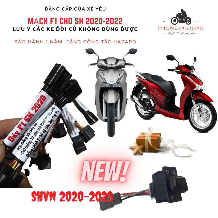 Mạch Nháy Đèn Hậu F1 cho SH 2020, SH 2021, SH 2022, tặng công tắc hazard