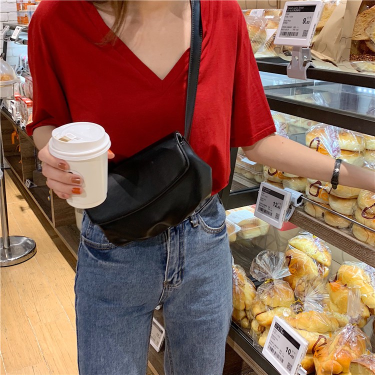 Túi Đeo Chéo Ngực Màu Sắc Đơn Giản Phong Cách Retro Cho Nữ | BigBuy360 - bigbuy360.vn