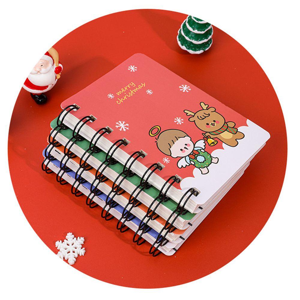 PISTA Sổ Tay Ghi Chú Họa Tiết Hoạt Hình Giáng Sinh