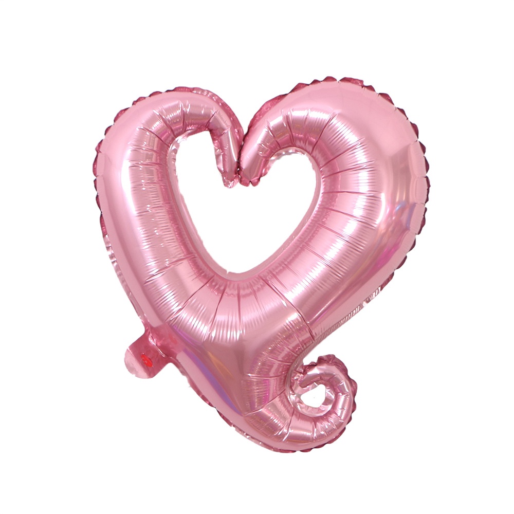Bóng nhôm trái tim rỗng trang trí sinh nhật, party Fubao Store