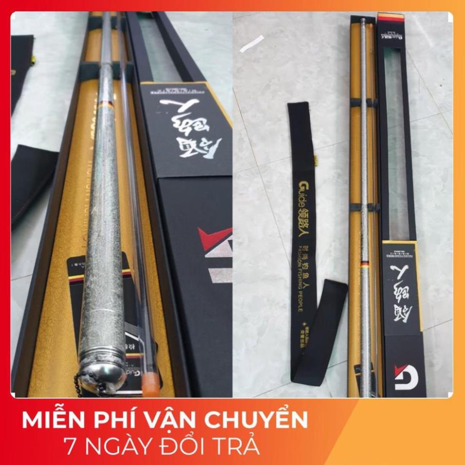Cần Câu Tay Chính Hãng Guide Lục Mạch Thần Kiếm Bạch Kim 5H 28-19i Cần Câu Đài Carbon Cao Cấp Có Bảo Hành