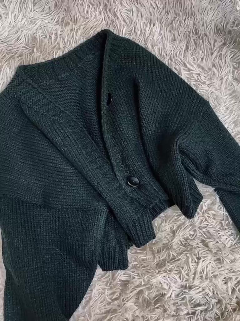 Áo len cardigan nữ trơn dáng ngắn hình shop tự chụp 100% | BigBuy360 - bigbuy360.vn