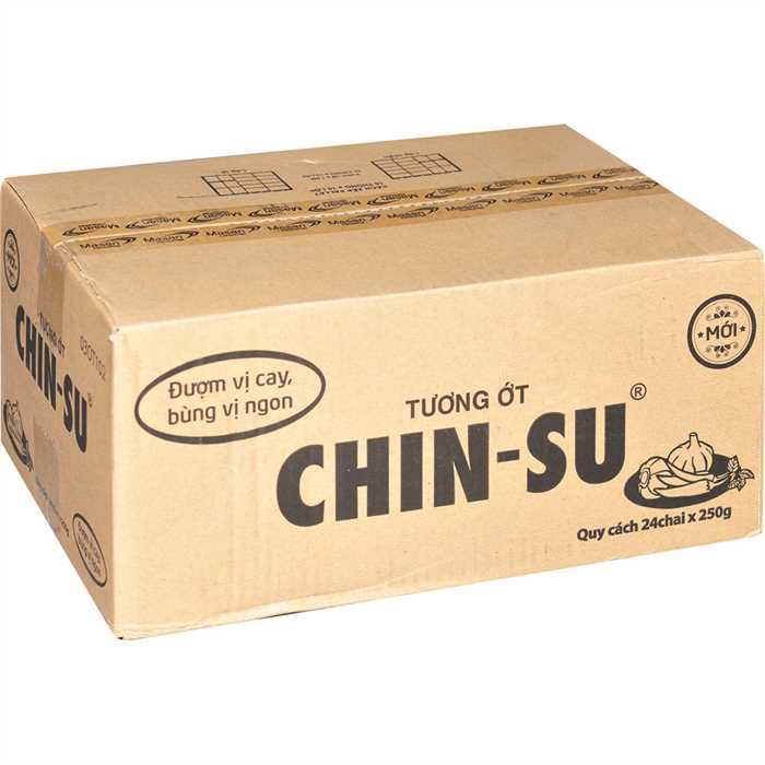 Thùng 24 Chai 250g Tương Ớt Chin-Su