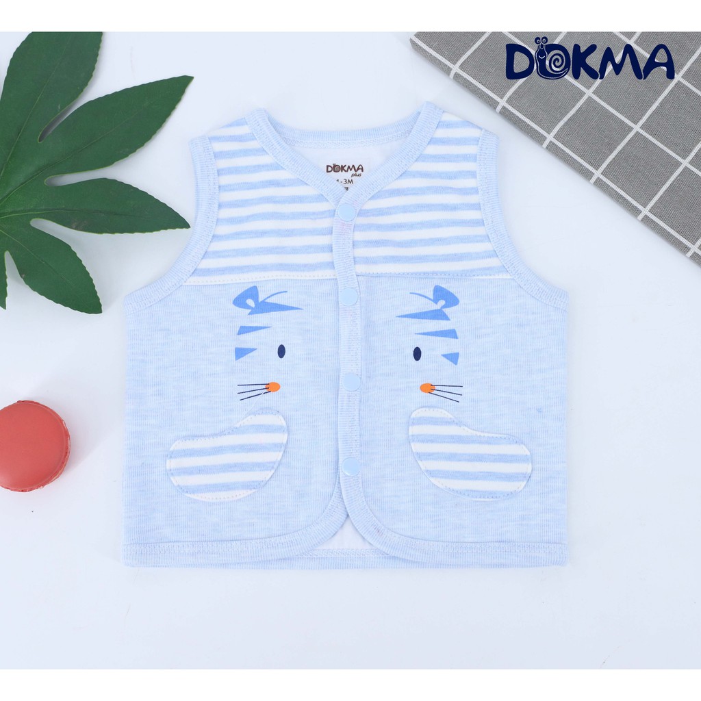 DA492 Áo gile phối kẻ Dokma ( 3-18m)