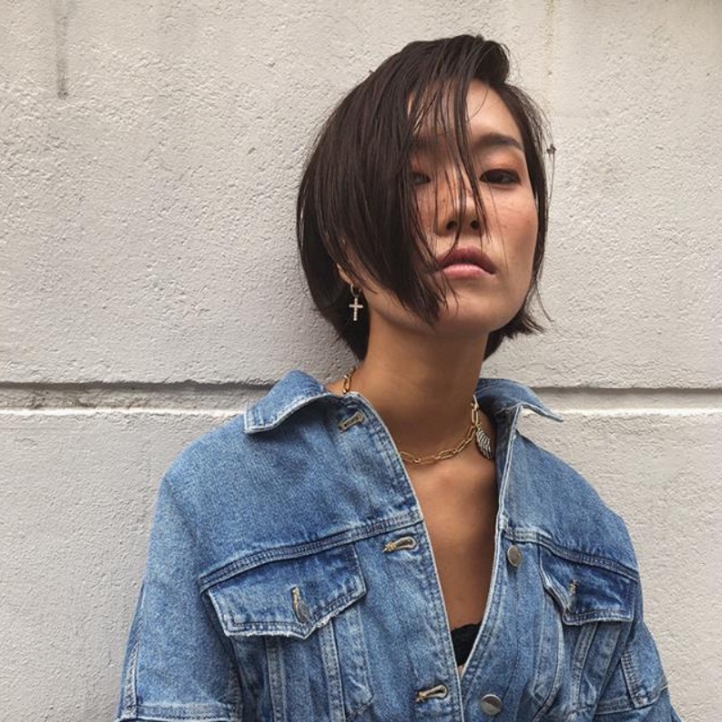 1 đôi bông tai dáng dài hình chữ thập đính đá phong cách vintage thanh lịch cho nữ