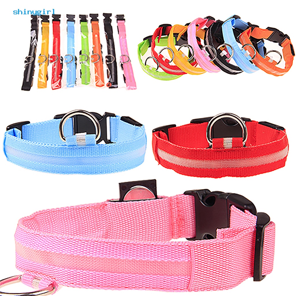 Vòng Cổ Nilon Có Đèn Led Phát Sáng Cho Thú Cưng