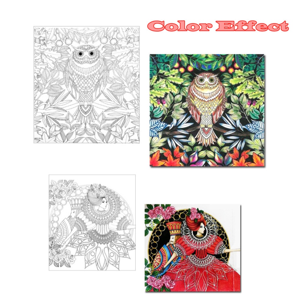 Sách Tô Màu Diy Giúp Giảm Căng Thẳng Dành Cho Người Lớn Và Trẻ Em