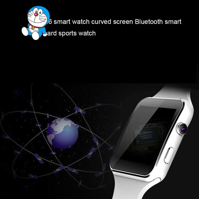 Đồng Hồ Thông Minh X6 Có Màn Hình Cong Hỗ Trợ Thẻ Nhớ