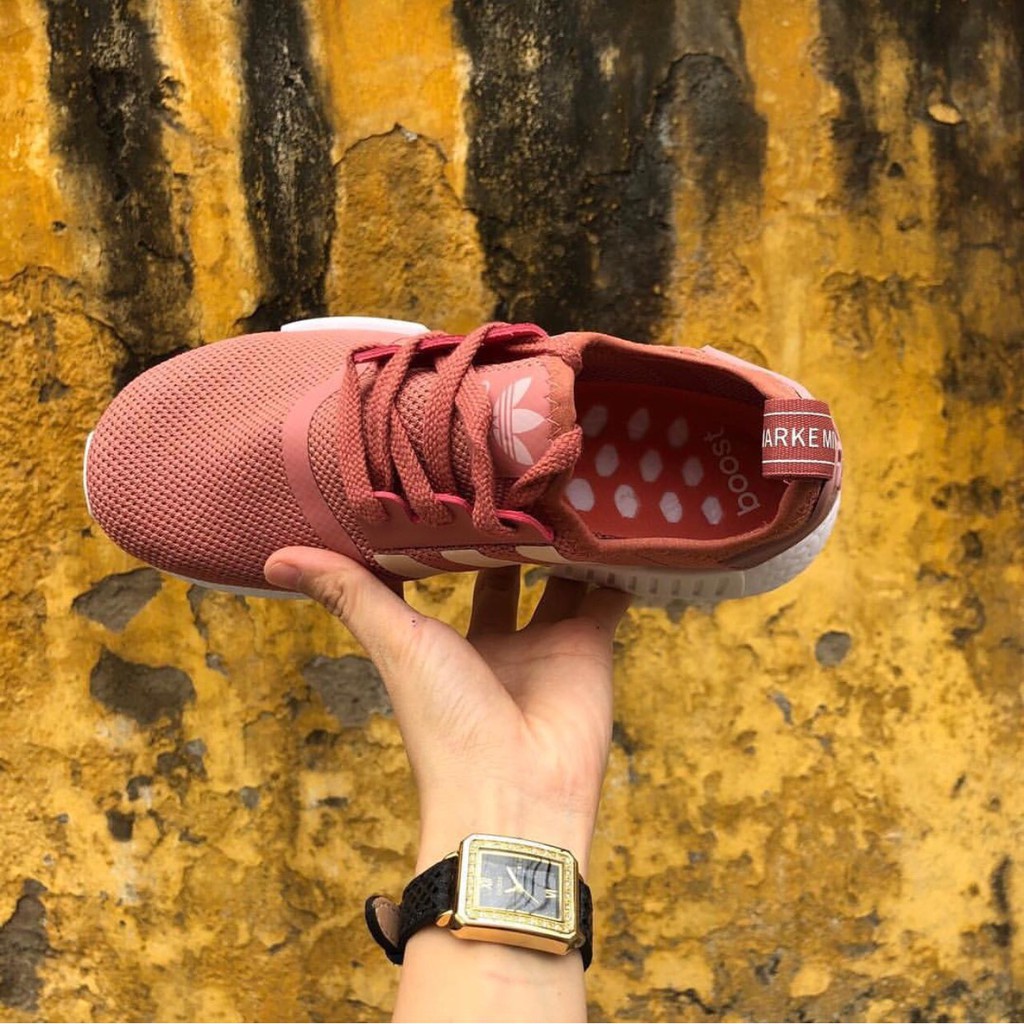 Giày Sneaker Nữ Adidas NMD R1 hồng (fullbox+freeship)