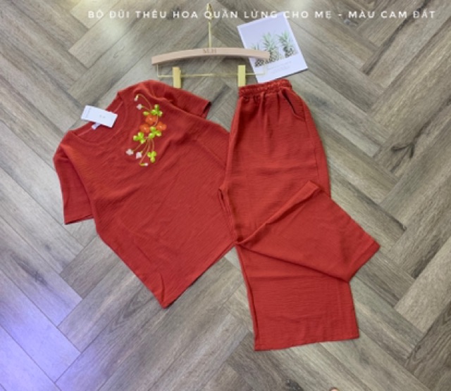 [Mã WARN20 giảm 20k đơn 150k] BÁN SỈ BỘ ĐŨI THÊU HOA QUẦN LỬNG CHO MẸ | BigBuy360 - bigbuy360.vn