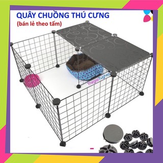 Chuồng ghép chó mèo ( MIẾNG NHỰA & SẮT )