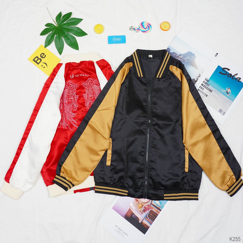 ÁO KHOÁC BOMBER HOẠ TIẾT SAU K255 - OVAN.VN | BigBuy360 - bigbuy360.vn