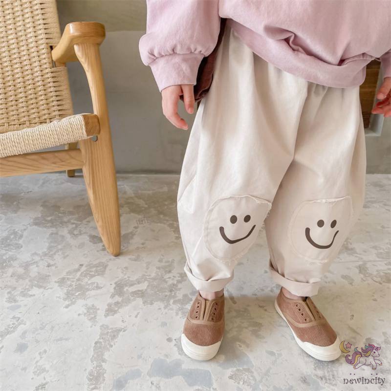 Quần Dài In Hình Hoạt Hình Thời Trang Mùa Thu Hàn Quốc Dành Cho Bé