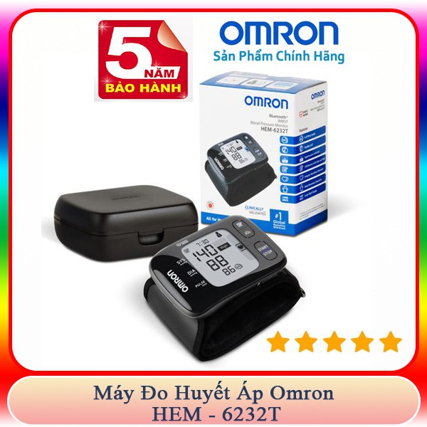 ✅ Máy đo huyết áp cổ tay HEM-6232T - Kết Nối Với Smartphone cho kết quả nhanh, chính xác, gọn nhẹ, dễ dàng sử dụng