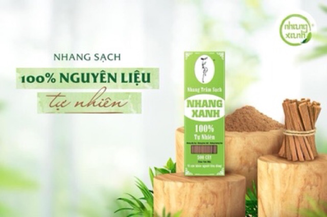 Nhang xanh 30cm (550 cây/hộp) tăm đỏ, nhang thiền tự nhiên | BigBuy360 - bigbuy360.vn