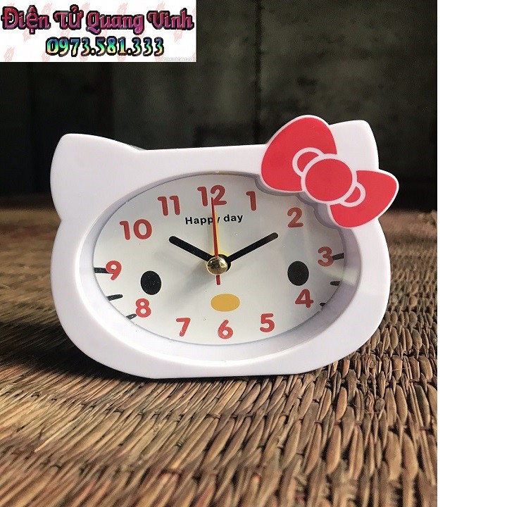 Đồng hồ báo thức mèo Kitty ngỗ nghĩnh