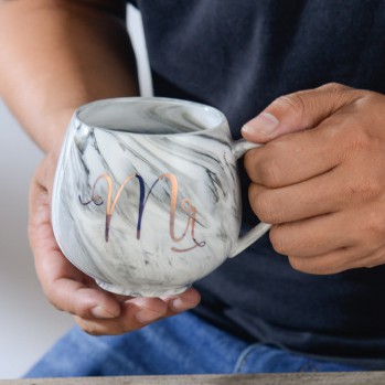 Cốc Sứ,Ly Sứ Cao Cấp Vân Đá  - Dung Tích 350ml | BigBuy360 - bigbuy360.vn