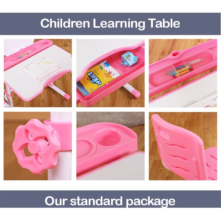 Bộ Bàn Học Chống Gù Chống Cận KAMI M70P Hồng Phấn - Bàn Điều Chỉnh Độ Cao | BigBuy360 - bigbuy360.vn