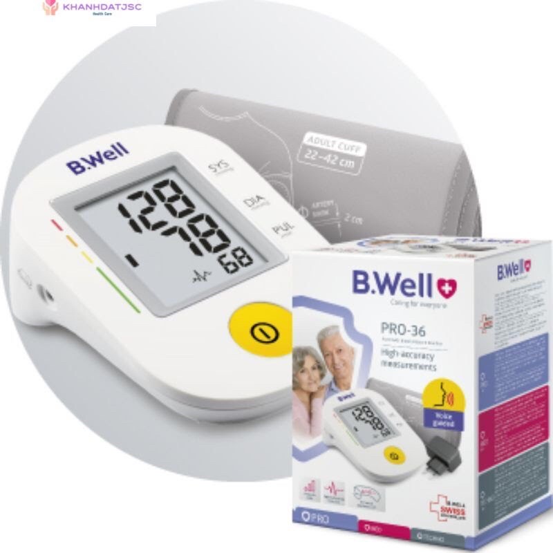 MÁY ĐO HUYẾT ÁP BWELL PRO-36 [trợ lý ảo giọng nói việt]