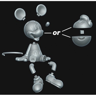 File in 3D Mickey Mouse