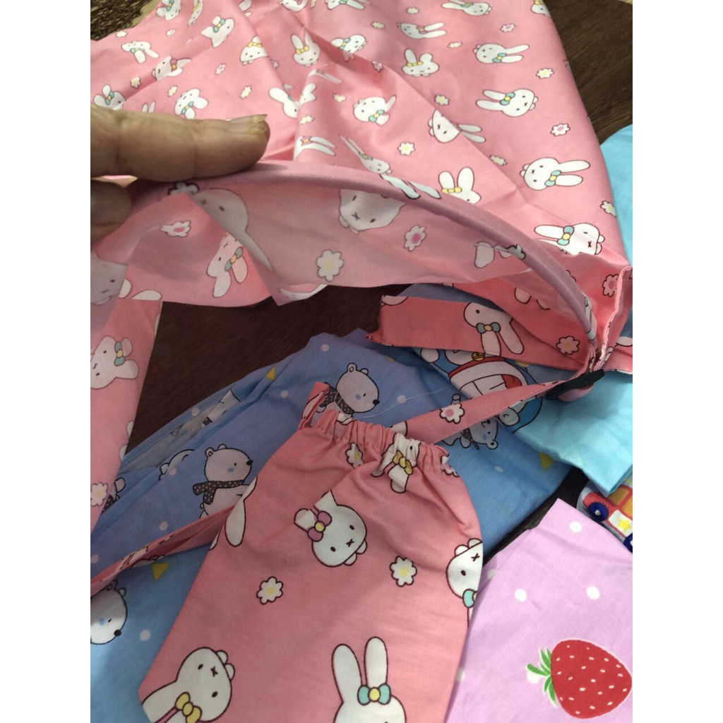 Áo choàng che bé bú cotton đẹp màu ngẫu nhiên - Khăn choàng cho con bú