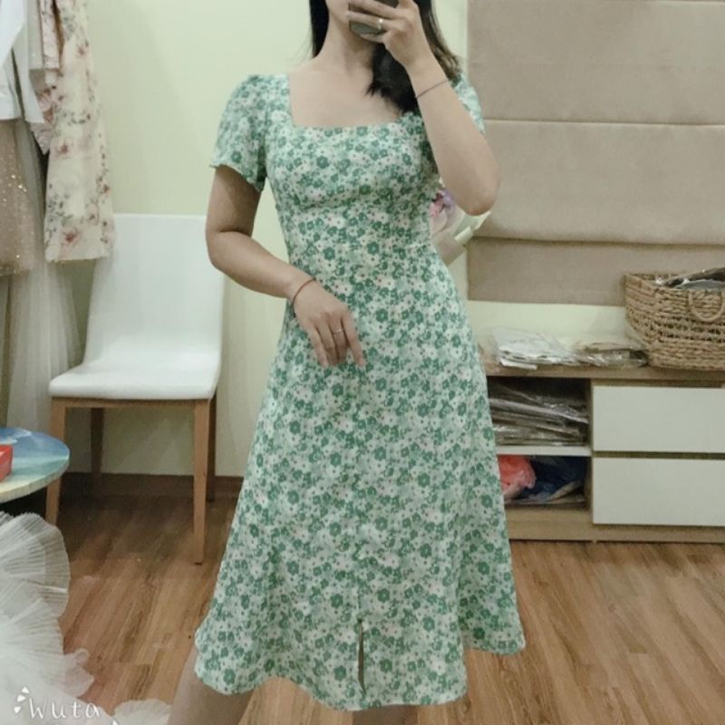 Đầm 7 mảnh Hoa Design M new 98%