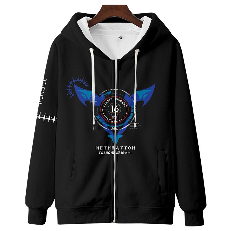 Áo Khoác Hoodie Phối Khóa Kéo Hóa Trang Nhân Vật Anime DATE A LIVE