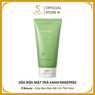 Sữa rửa mặt Innisfree Green Tea Foam Cleanser 150ml