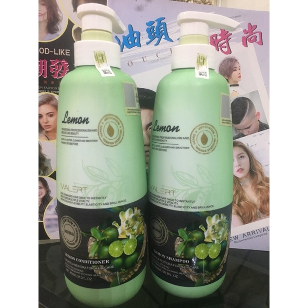 Gội xả lemon xả chanh chính hãng mềm mượt chống rụng tóc