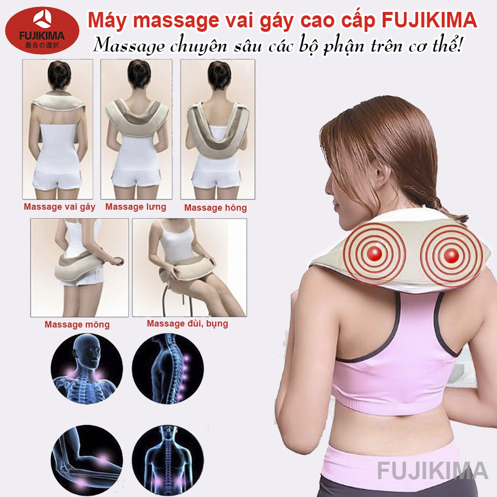 Máy Massage Vai gáy cao cấp Fujikima FJ 264K/Bảo hành chĩnh hãng