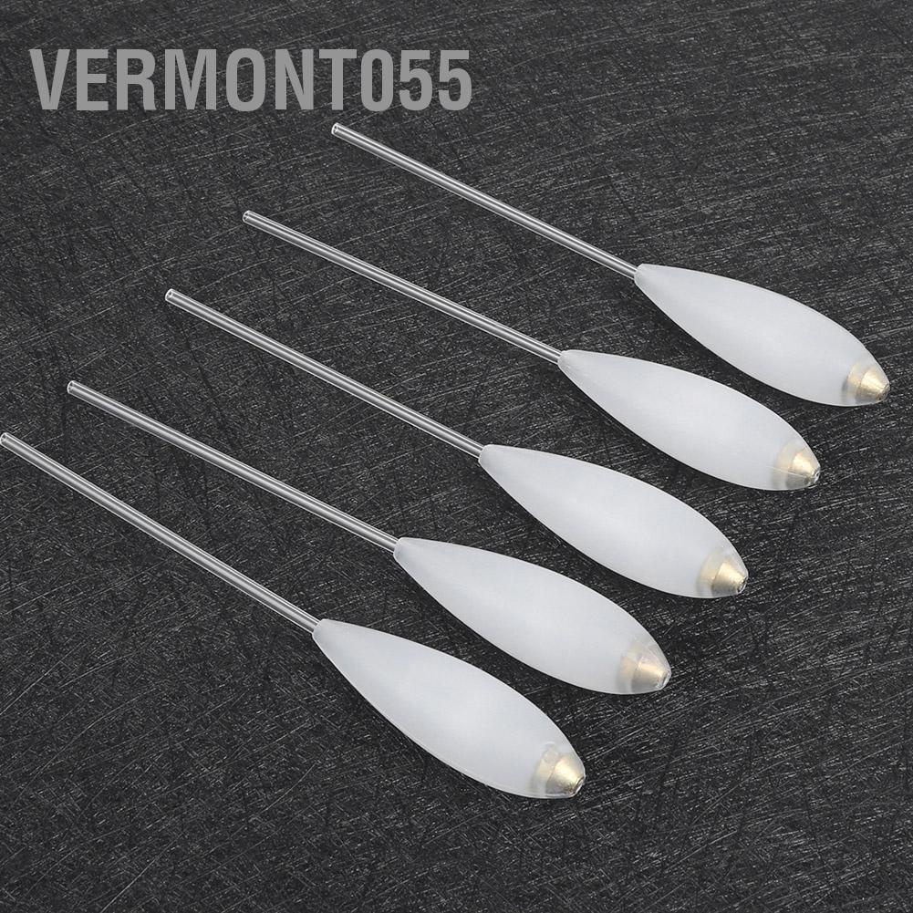 Vermont055 5Pcs Acrylic Large Floats Slow Sinking Fishing Accessories Eco&amp;#8209;friendly No Odor