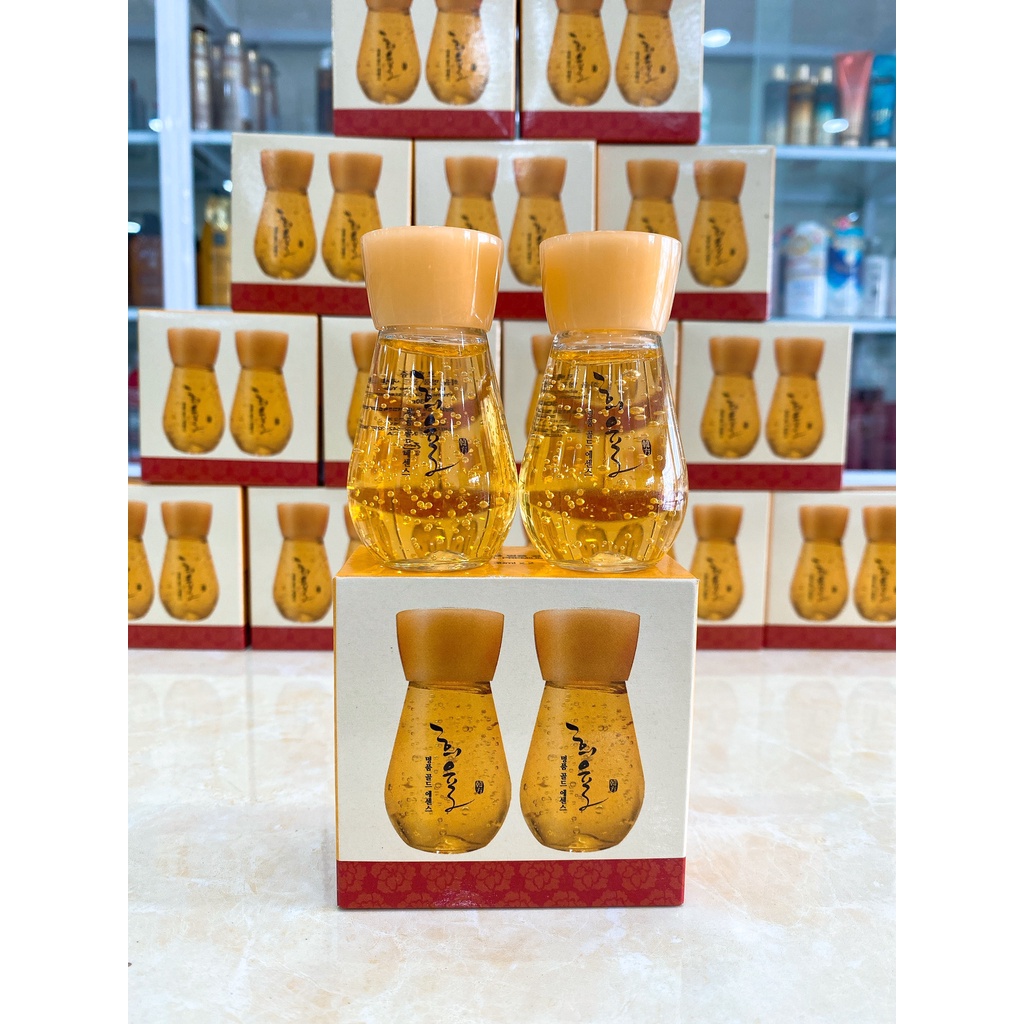 Bộ Đôi Serum Tinh Chất Vàng 24K Lebelage Heeyul Premium Gold Mini Hàn Quốc 30mlx2