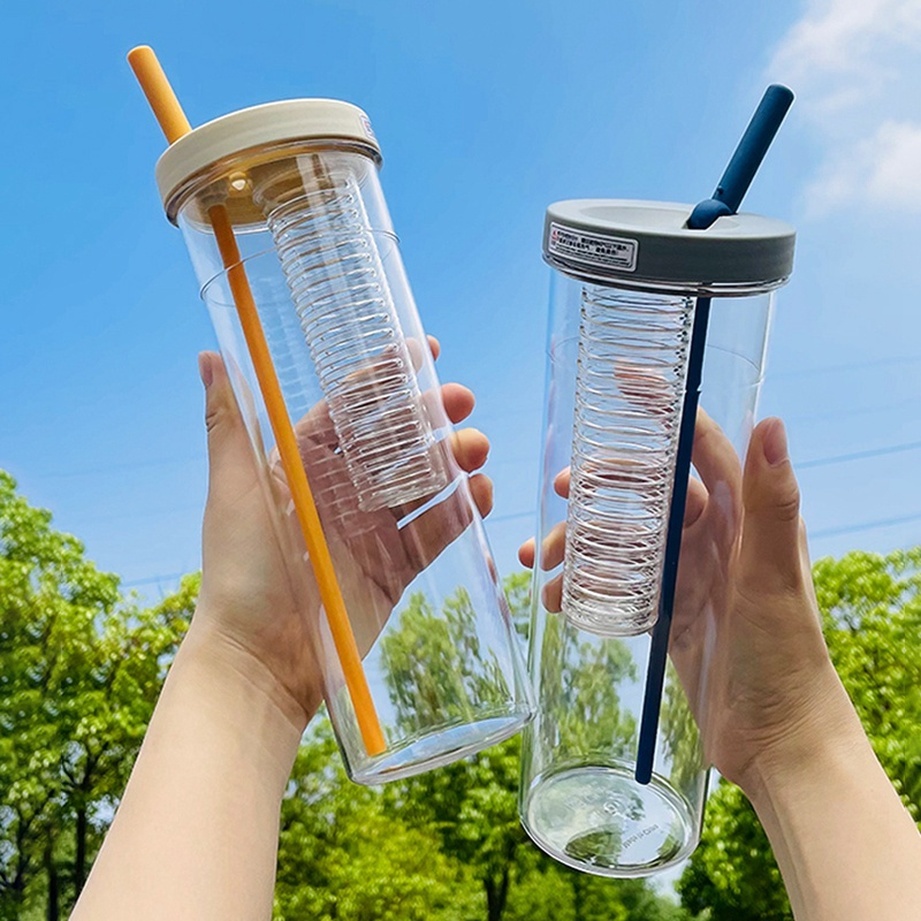 Cốc Uống Nước 700Ml Có Ống Hút Tiện Dụng Cho Các Hoạt Động Ngoài Trời