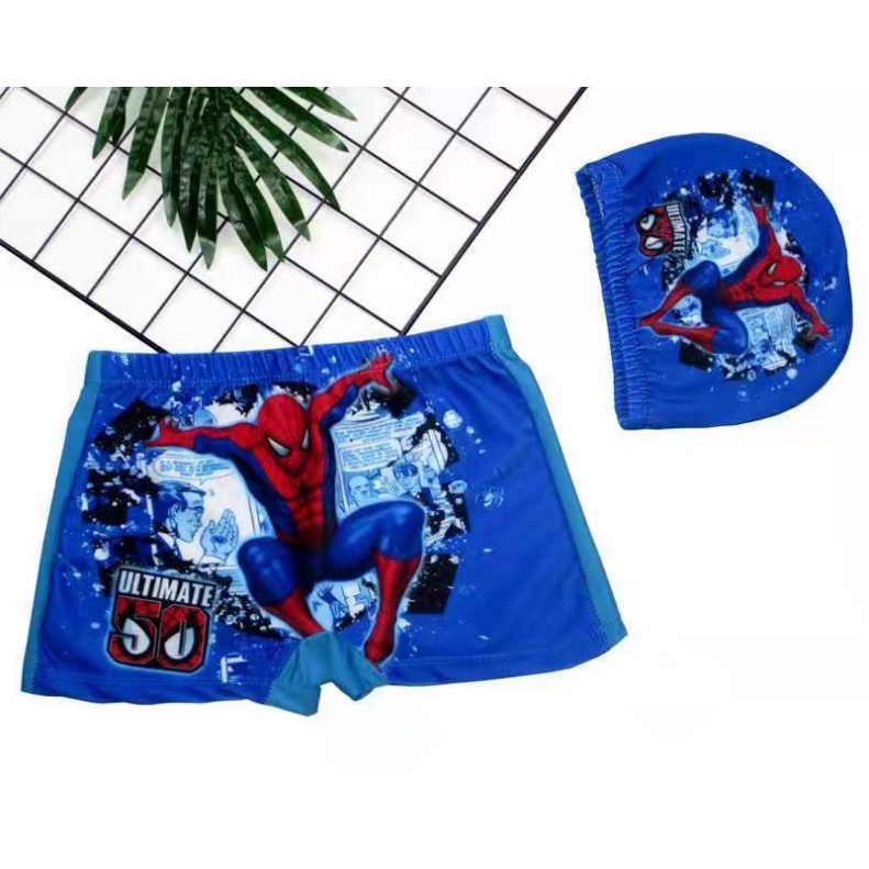 Bộ Quần Bơi Nón Bơi Vải Thun