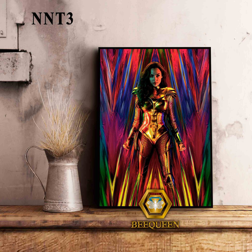 Tranh Diana Prince Phim Wonder Woman 1984 - Có khung, mặt ép lụa, hình ảnh sắc nét