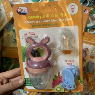 Túi nhai ăn dặm chống hóc cao cấp GB Baby/SAMI (tặng kèm túi nhai và dây đeo cho bé)