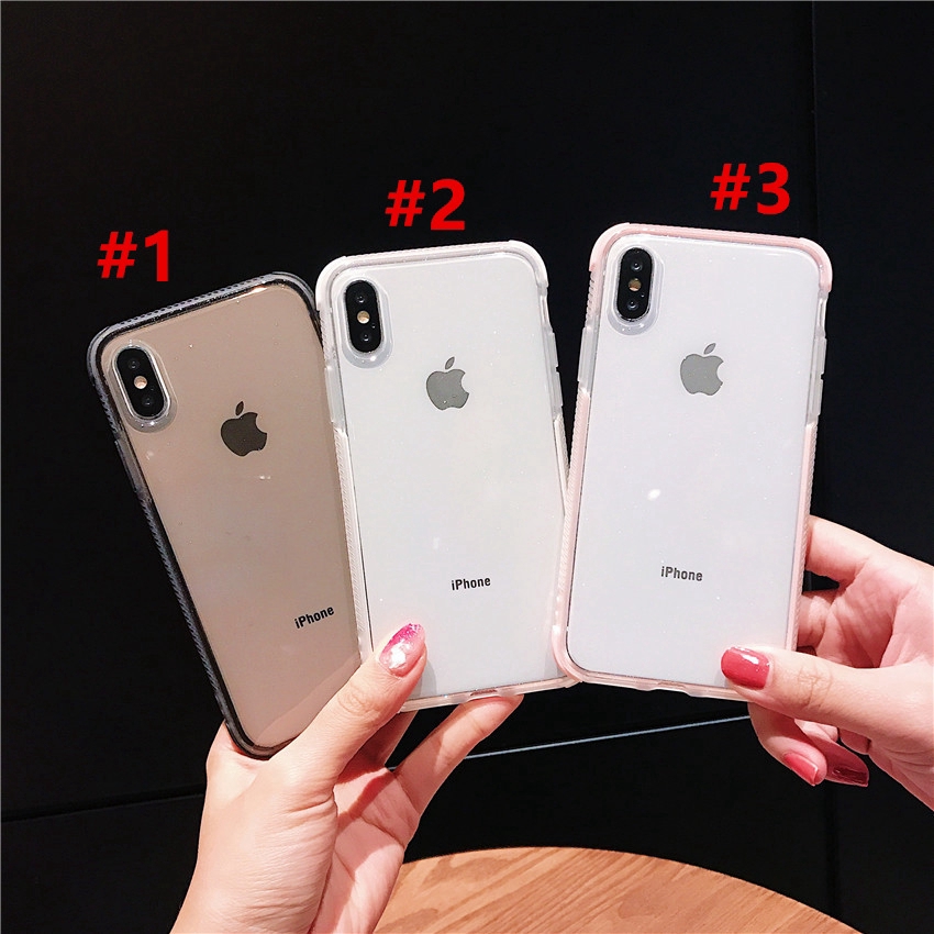 Ốp lưng trong suốt đẹp lung linh cho iphone XSMax XR X 6 7 8 6plus 8plus 11 11Pro 11ProMax SE(2020)