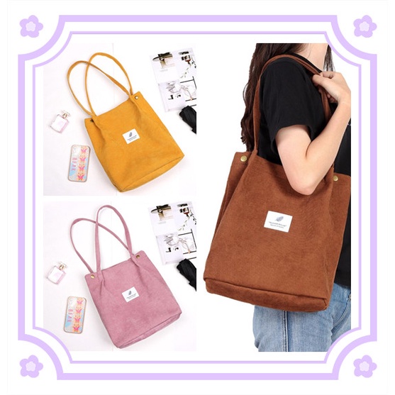 Túi vải xách tay thiết kế thời trang