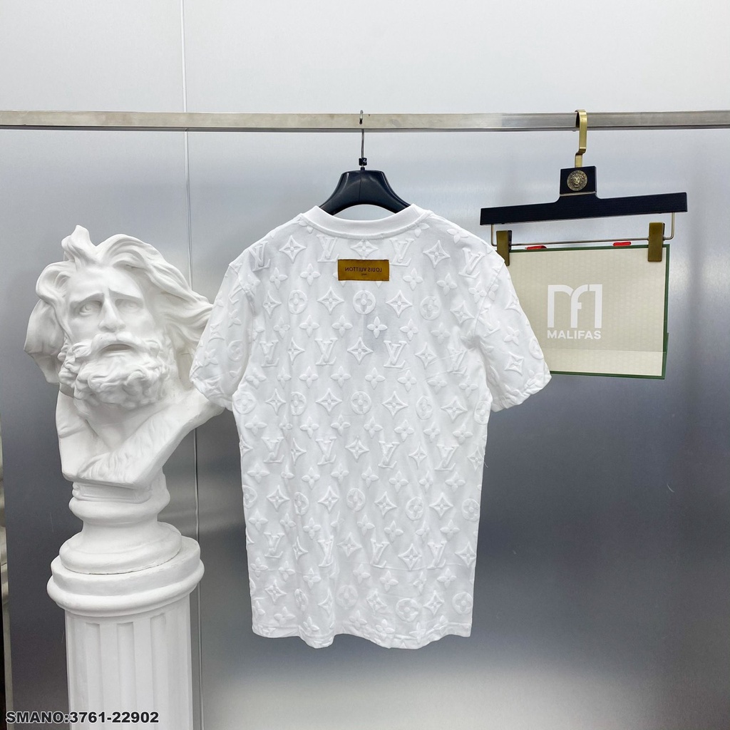 Áo Phông Nam Nữ LV  Họa Tiết In Nổi Chất Cotton Cưc Mát. Áó Thun Nam Cổ Tròn LV SPF  Cao Cấp Siêu Đẹp -MINH TÂY STORE