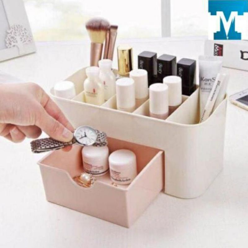 Khay kệ nhựa đựng mỹ phẩm đa năng