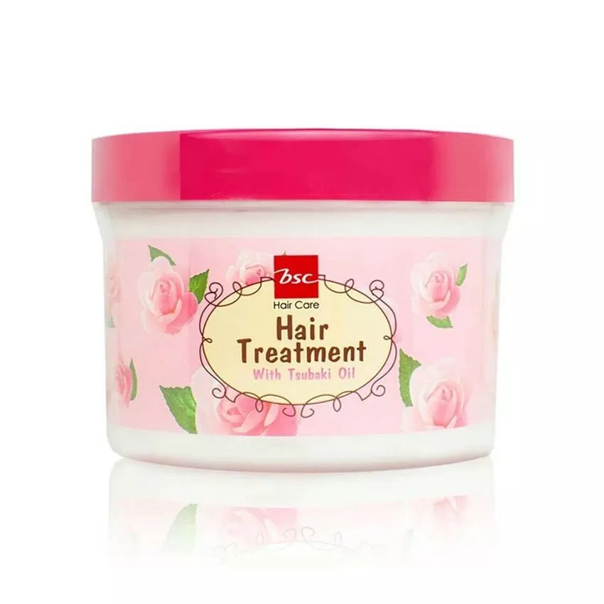 Kem ủ tóc cao cấp BSC Glossy Hair Treatment Wax Dưỡng tóc bóng mượt dành cho tóc rất khô và hư tổn 450ml - Thái Lan
